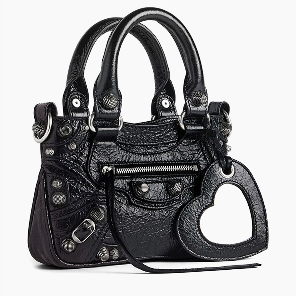 Balenciaga Black Mini Bag with Glossy Finish